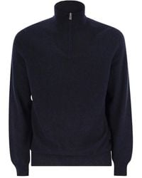 Fedeli - Favonio Persia Half-zip Jumper - Lyst