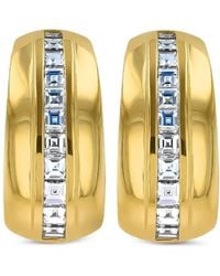 Pragnell - 18Kt Geelgouden Manhattan Oorbellen Met Diamant - Lyst