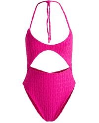 HUGO - Cut-Out Swimsuit - Lyst
