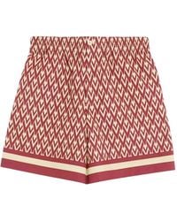 Valentino Garavani - Toute La V-Print Bermuda Shorts - Lyst