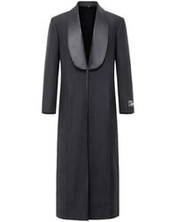 Erika Cavallini Semi Couture - Shawl-Collar Coat - Lyst