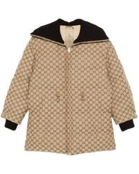Gucci - Gg Fabric Down Jacket - Lyst