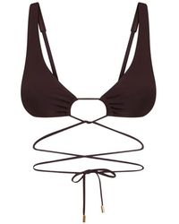 Moschino - Triangle Bikini Top - Lyst