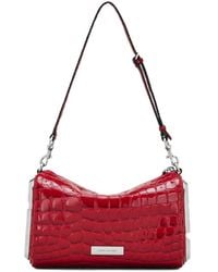 Marc Jacobs - The Glossy Croc Snapshot Shoulder Bag - Lyst