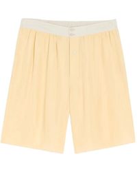 Lemaire - Shorts Mit Knöpfen - Lyst