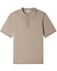 Sandro - Short-Sleeve Knitted Polo Shirt - Lyst