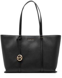 Michael Kors - Large Temple Leather Tote Bag - Lyst