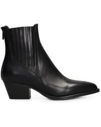 Fabio Rusconi - Pointed-Toe Zip-Fastening Ankle Boots - Lyst