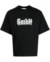 GmbH - T-Shirt Mit Logo-Print - Lyst