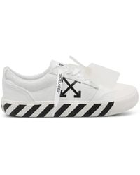 Off-White c/o Virgil Abloh - Arrows-Print Striped Sneakers - Lyst