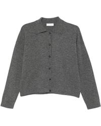 Roberto Collina - Cardigan Boutonné À Col Polo - Lyst
