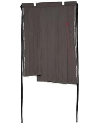 MASU - Pinstriped Pleated Apron - Lyst