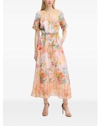 Hale Bob - Cyrilla Floral-Print Belted Maxi Dress - Lyst