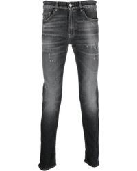 PT Torino - Distressed Slim-cut Jeans - Lyst