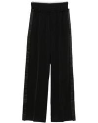 ALAINPAUL - Satin-Stripe Wide-Leg Trousers - Lyst