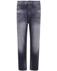 7 For All Mankind - Easy Straight Faded Straight-Leg Jeans - Lyst