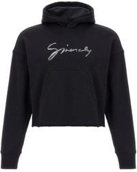 Givenchy - Cropped Hoodie - Lyst