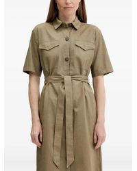Barbour - Chemisier Midi Con Cintura - Lyst