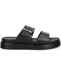 Barbour - Pantoletten Aus Leder - Lyst