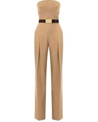Elisabetta Franchi - Jumpsuit Met Ceintuur - Lyst