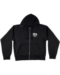 Stussy - Logo-Print Hoodie - Lyst