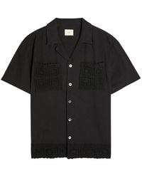 CHE - Inigo Crochet-Trim Patch-Pocket Shirt - Lyst