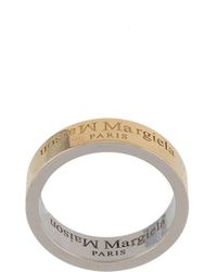 Maison Margiela Ring Met Logo - Metallic