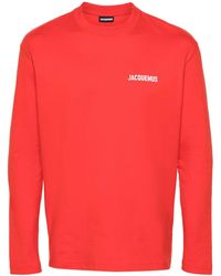 Jacquemus - T-shirt en coton à logo imprimé - Lyst