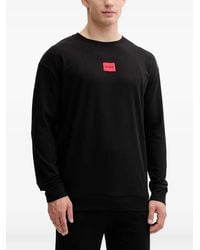 HUGO - Pyjama Mit Logo-Patch - Lyst