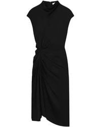 A.L.C. - Robe Mi-Longue Alma À Ourlet Asymétrique Et Détail Noué - Lyst