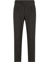 Dolce & Gabbana - Klassische Hose Mit Nadelstreifen - Lyst
