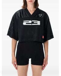 Nike - Brooklyn Mesh-Panel Cropped T-Shirt - Lyst