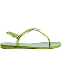 Giuseppe Zanotti - Rock Flat Sandals - Lyst