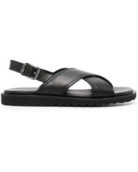 Baldinini - Cross-strap Leather Sandals - Lyst