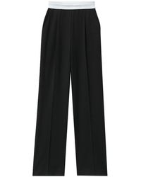 Alexander Wang - ブラック ハイウエスト タックパンツ - Lyst