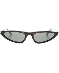 Saint Laurent - Geometric-Frame Sunglasses - Lyst