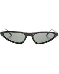 Saint Laurent - Geometric-Frame Sunglasses - Lyst