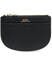 A.P.C. - Leren Portemonnee - Lyst
