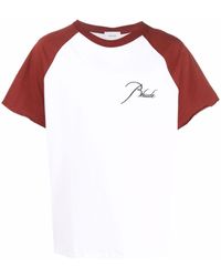 Rhude T-shirt Met Logoprint - Wit