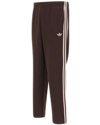adidas - 3-Stripes Logo Trousers - Lyst
