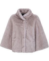 DR. HOPE - High-Neck Faux-Fur Jacket - Lyst