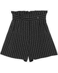 KARL LAGERFELD - Logo-Pinstripe Shorts - Lyst