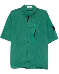 Stone Island - Short Sleeve Pocket Shirt - Lyst