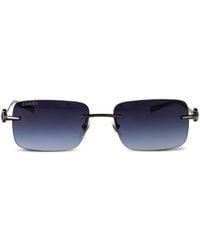 Gucci - Rimless Rectangle-Frame Sunglasses - Lyst
