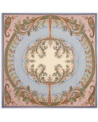 Etro - Châle En Laine Et Soie À Imprimé Circulaire, Femme - Lyst