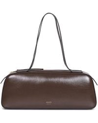 KHAITE - Simona Crackle Patent Elongated Tote Bag - Lyst
