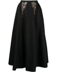 Giambattista Valli - Lace-detail High-waist Skirt - Lyst