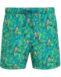 Amir Slama - Parrot-Print Swim Shorts - Lyst