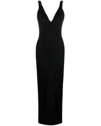 Givenchy - Kleid mit V-Ausschnitt - Lyst