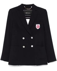Kiton - Logo-Patch Blazer - Lyst